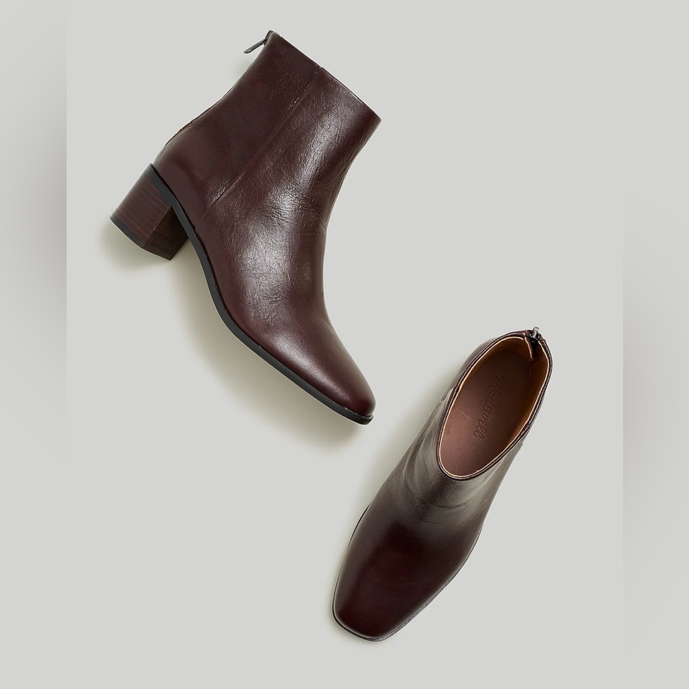 New in Box MadeWell The Essex Ankle Boot Chocolate Raisin NN071 Size 7.5 brown